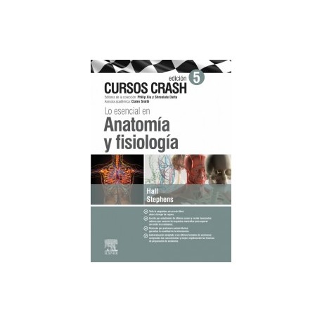 Lo esencial en anatomía y fisiología: Cursos Crash - 5ª edición