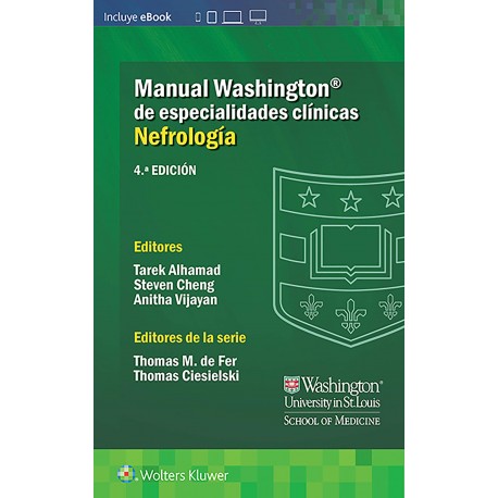 Manual Washington de especialidades clínicas. Nefrología, 4ª edición
