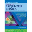 Kaplan y Sadock Manual de Psiquiatría Clínica
